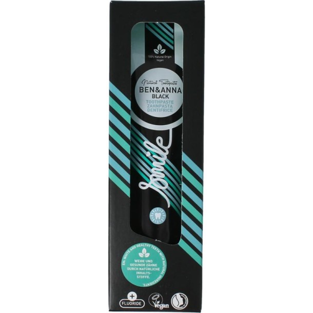 Ben & Anna Toothpaste smile black (75 Milliliter)