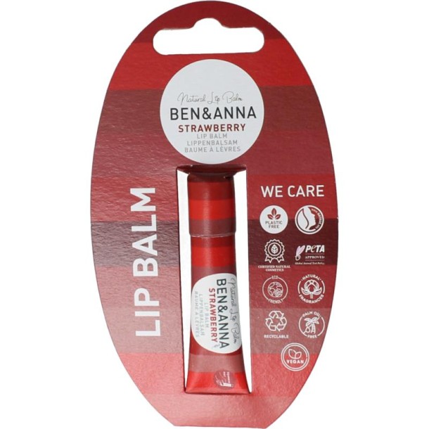 Ben & Anna Lipbalm strawberry (9 Gram)