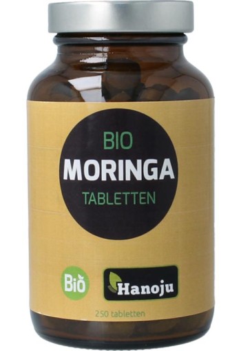 Hanoju Moringa bladpoeder 500mg (250 Tabletten)