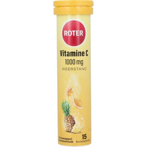 Roter Vitamine C1000 sinaasappel ananas 15 Bruistabletten