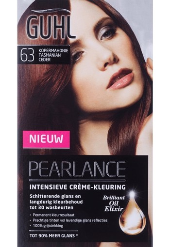 Guhl Pearlance Intensieve Crème-Kleuring N63 Kopermahonie 100 ml