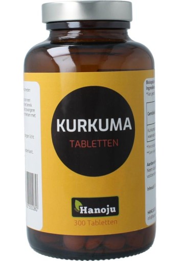 Hanoju Kurkumapoeder 500mg (300 Tabletten)