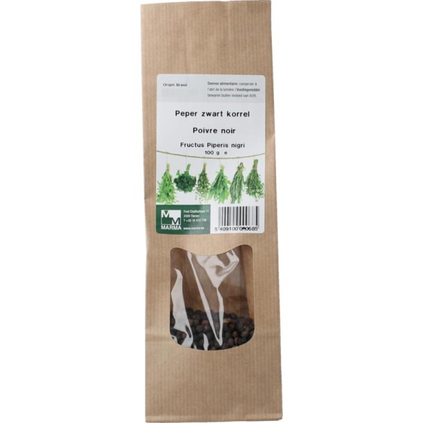 Marma Peper zwarte korrel (100 Gram)
