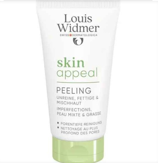Louis Widmer Skinappeal Peeling Zonder Parfum 50ML
