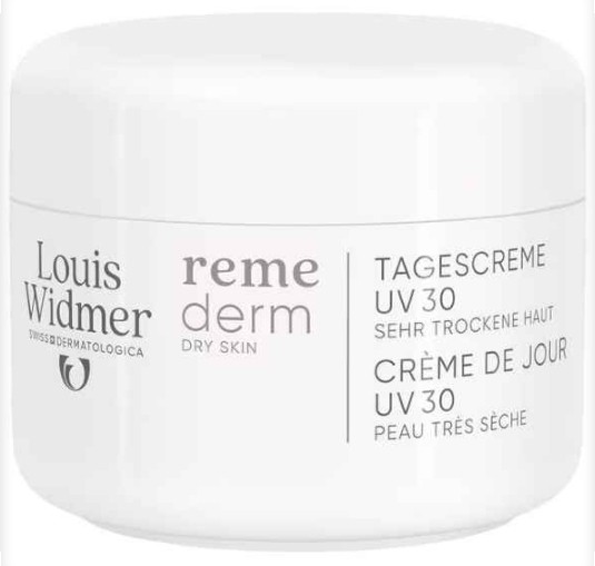 Louis Widmer Remederm Dagcrème UV SPF 30 Zonder Parfum 50ML