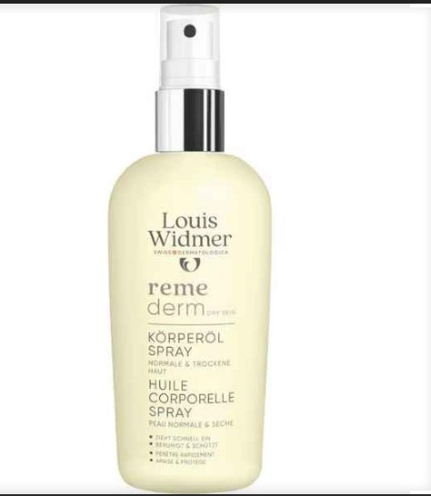 Louis Widmer Remederm Lichaamsolie Spray Licht Geparfumeerd 150ML