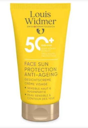 Louis Widmer Face Sun Protection Anti-Ageing SPF50+ Zonder Parfum 50ML