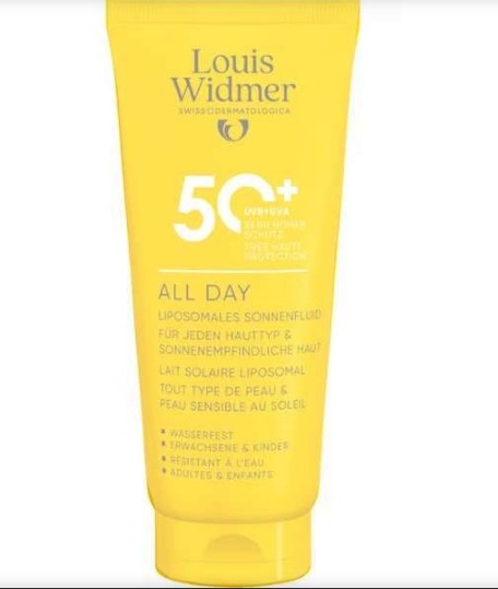 Louis Widmer Suncare All Day Zonnebrand SPF50+ Zonder Parfum 100 ML