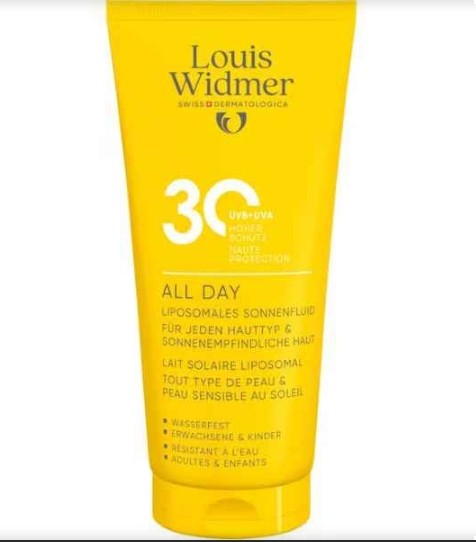Louis Widmer Suncare All Day SPF30 Zonder Parfum 200 ML