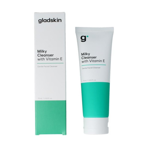 Gladskin Milky cleanser with vitamin E (75 Milliliter)