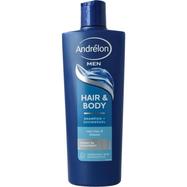 Andrelon Shampoo men hair & body (400 Milliliter)