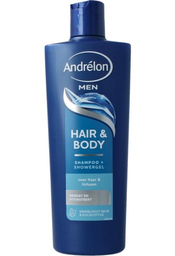 Andrelon Shampoo men hair & body (400 Milliliter)