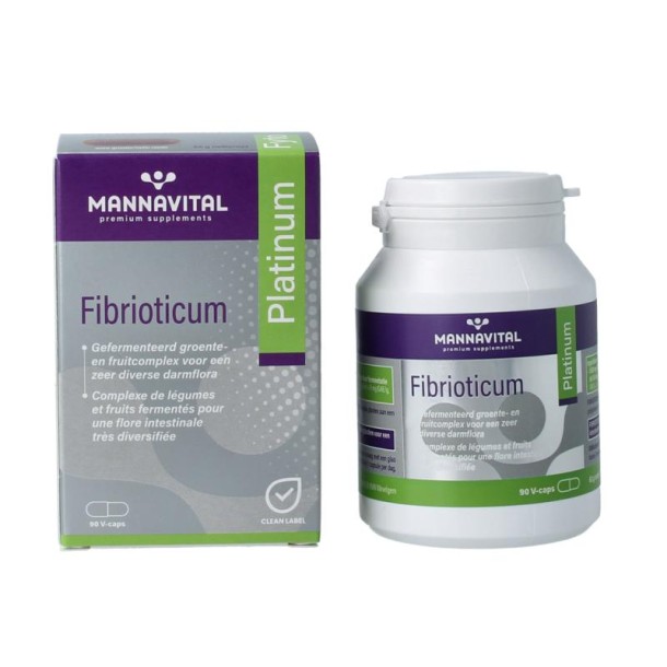 Mannavital Fibrioticum platinum (90 Vegetarische capsules)