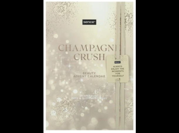 Sence Champagne Crush advent kalender 24 sparkling bath en body musthaves