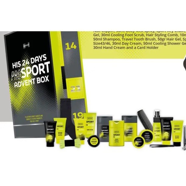 Sence Adventkalender Men Sport 24 delig