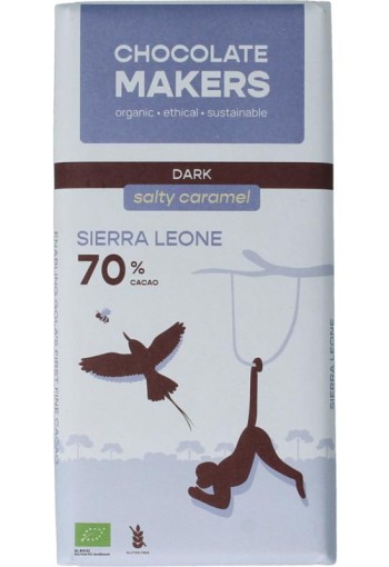 Chocolatemakers Sierra Leone salty caramel 70% bio (80 Gram)