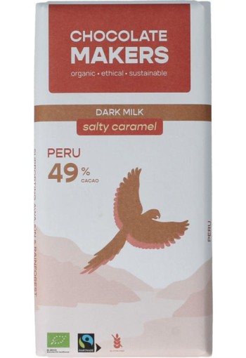 Chocolatemakers Fairtrade salty caramel 49% bio (80 Gram)