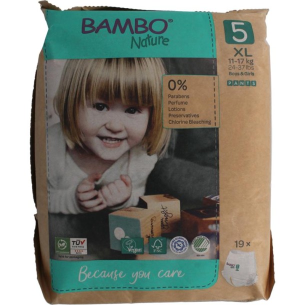 Bambo Luierbroekjes maat 5 11-17kg (19 Stuks)