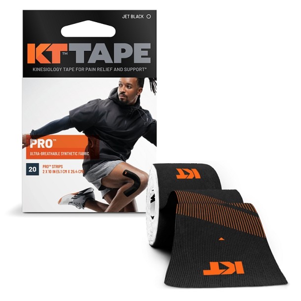 KT Tape Pro precut 5 meter zwart (20 Stuks)