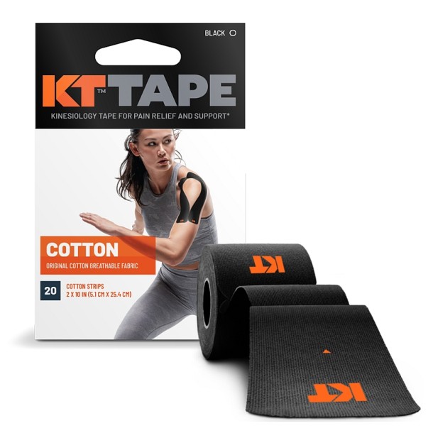KT Tape Pro original precut 5 meter zwart (20 Stuks)