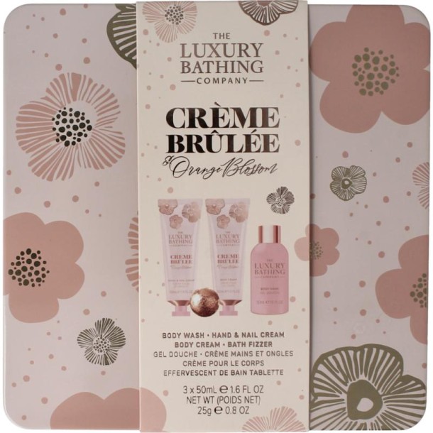 The Luxury Bath Relax & unwind hand nail creme body wash etc blik (1 Stuks)