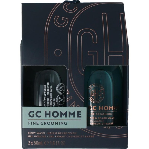 The Luxury Bath Body duo mini men - Body/Hair & beard wash (1 Set)