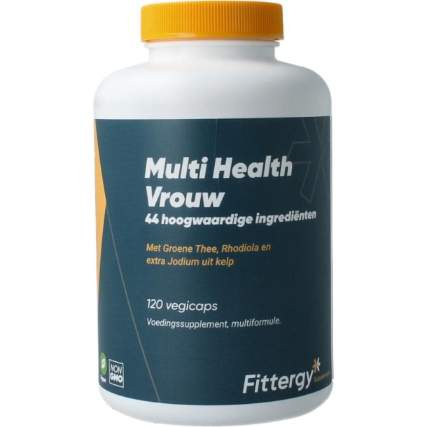 Fittergy Multi health vrouw (120 Vegetarische capsules)
