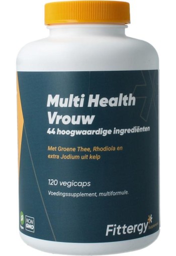 Fittergy Multi health vrouw (120 Vegetarische capsules)