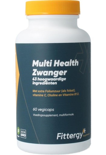 Fittergy Multi health zwanger (60 Vegetarische capsules)