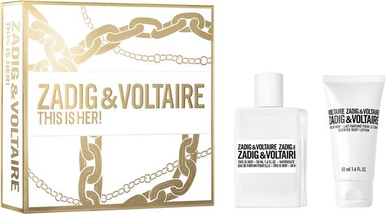 Zadig & Voltaire This is Her!  geschenkset - eau de parfum 50 ml + sented body lotion 50 ml