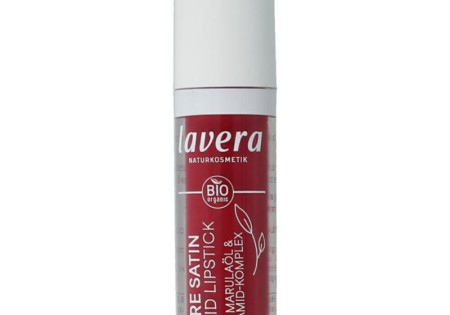 Lavera Lipstick liquid poppy red 01 bio (1 Stuks)
