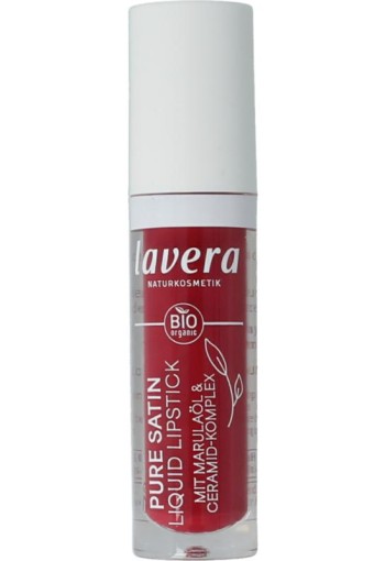 Lavera Lipstick liquid poppy red 01 bio (1 Stuks)