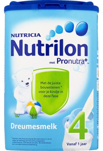 Nutrilon 4 Dreumes Groeimelk Poeder 800g. 2 stuks voor € 27,50