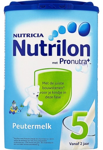 Nutrilon 5 Peuter Groeimelk Poeder 800g. 2 stuks voor € 27,50