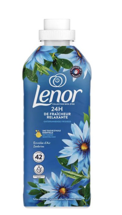 Lenor vloeibaar zeebries wasverzachter 42sc. 3 flessen voor € 7,99