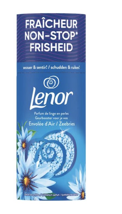 Lenor geurparels zeebries 155 gram. 3 stuks voor € 7,99