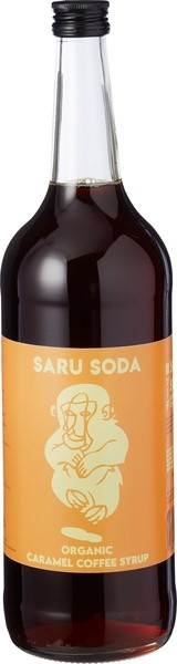 Saru Soda Siroop caramel koffie bio (1 Liter)