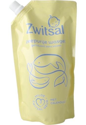 Zwitsal Zeepvrije wasgel navul (500 Milliliter)