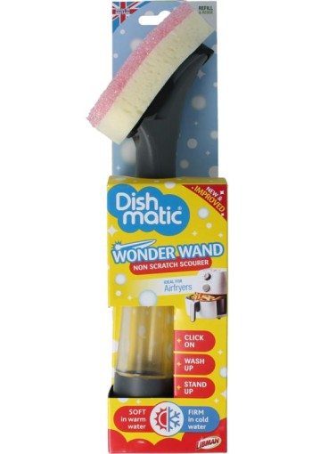 Dishmatic Wonder wand schoonmaakpons vulbaar (1 Stuks)