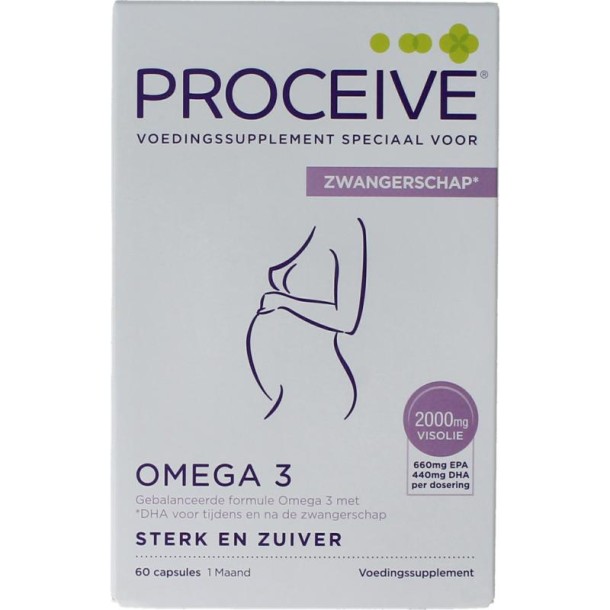 Proceive Kinderwens & zwangerschap omega 3 (60 Capsules)
