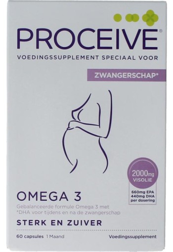 Proceive Kinderwens & zwangerschap omega 3 (60 Capsules)