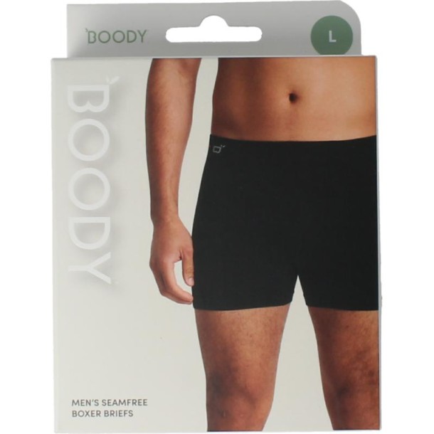 Boody Herenboxer zwart L (1 Stuks)