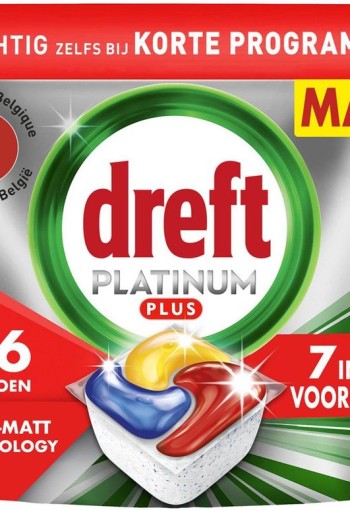 Dreft Platinum Plus Citroen Vaatwastabletten 36st   2 stuks voor € 14,99