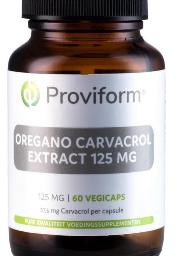 Proviform Oregano carvacrol extract (60 Vegetarische capsules)