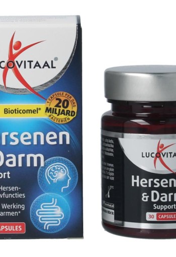 Lucovitaal Hersenen & darm support Bioticomel (30 Capsules)