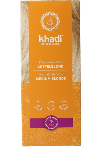 Khadi Haarkleur medium blond (100 Gram)