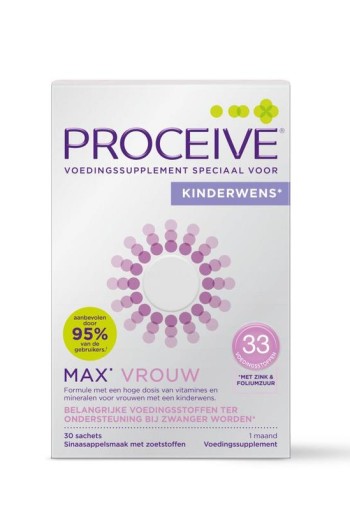 Proceive Kinderwens max vrouw sachets (30 Stuks)