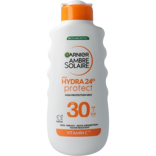 Ambre Solaire Hydraterende melk protect SPF30 (175 Milliliter)
