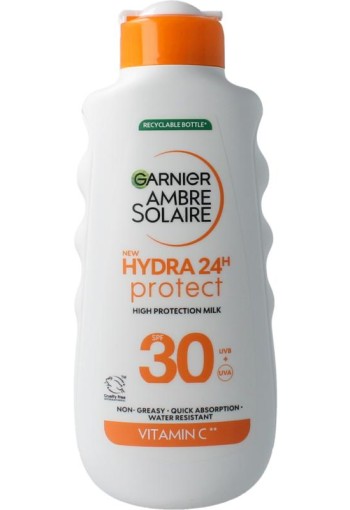 Ambre Solaire Hydraterende melk protect SPF30 (175 Milliliter)