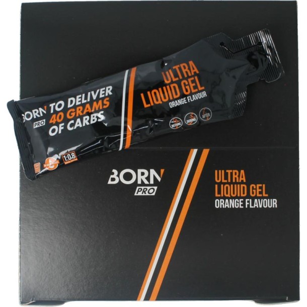 Born Super liquid gel orange 60ml (12 Stuks)